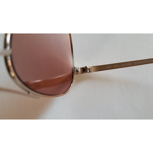 Coach HC7099B 933113 Shiny Rose Gold Aviator Sunglasses - Picture 6 of 14